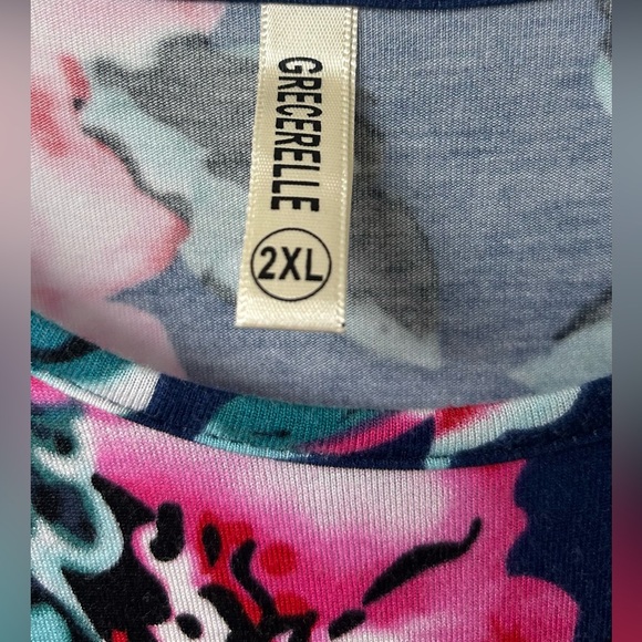 Women’s Floral Print Long Dress w/ Pockets Size 2X - Picture 4 of 5